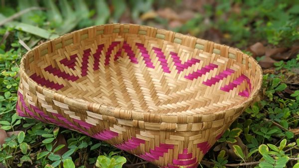 Shallow Basket (Smoked, 11.5"  x2.5 ")