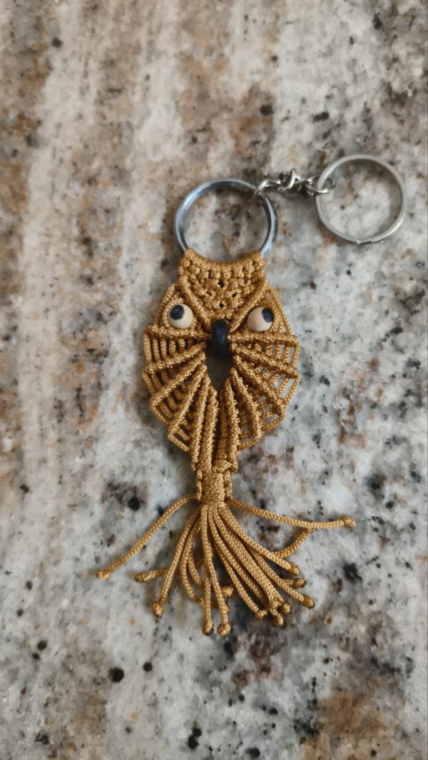 Macramé Owl Light Brown