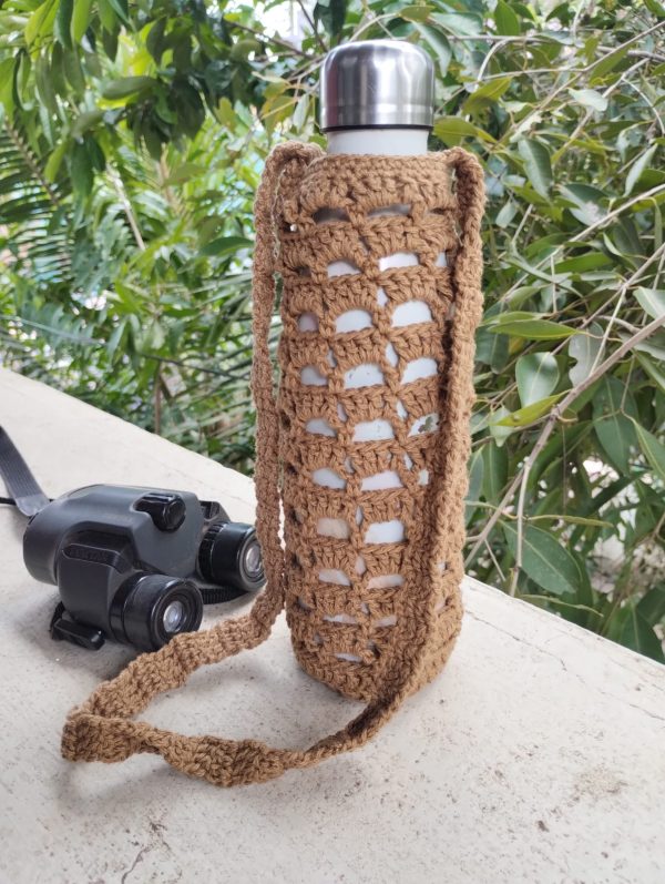 Crochet Waterbottle Sling - Sienna