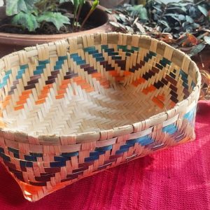 Bamboo basket Oval (10"*8.5"*3")