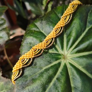 Macramé Choker yellow 🟡