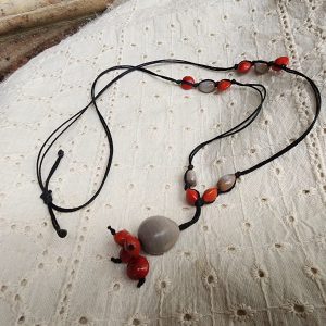 Cassia and Manjadi necklace