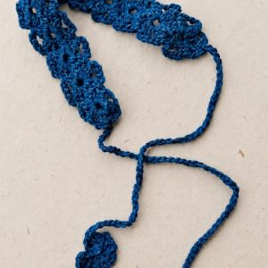 Hand-made Crochet Headband with Flower Pattern