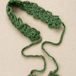 Hand-made Crochet Headband with Flower Pattern
