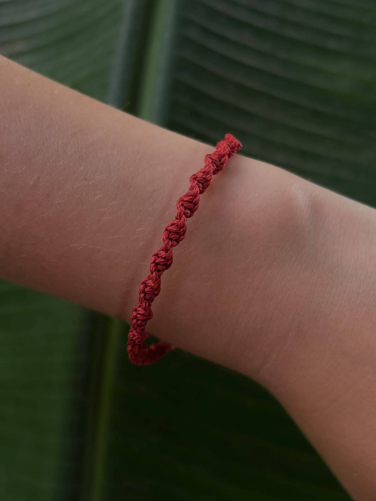 Macramé Spiral-Knot Bracelet