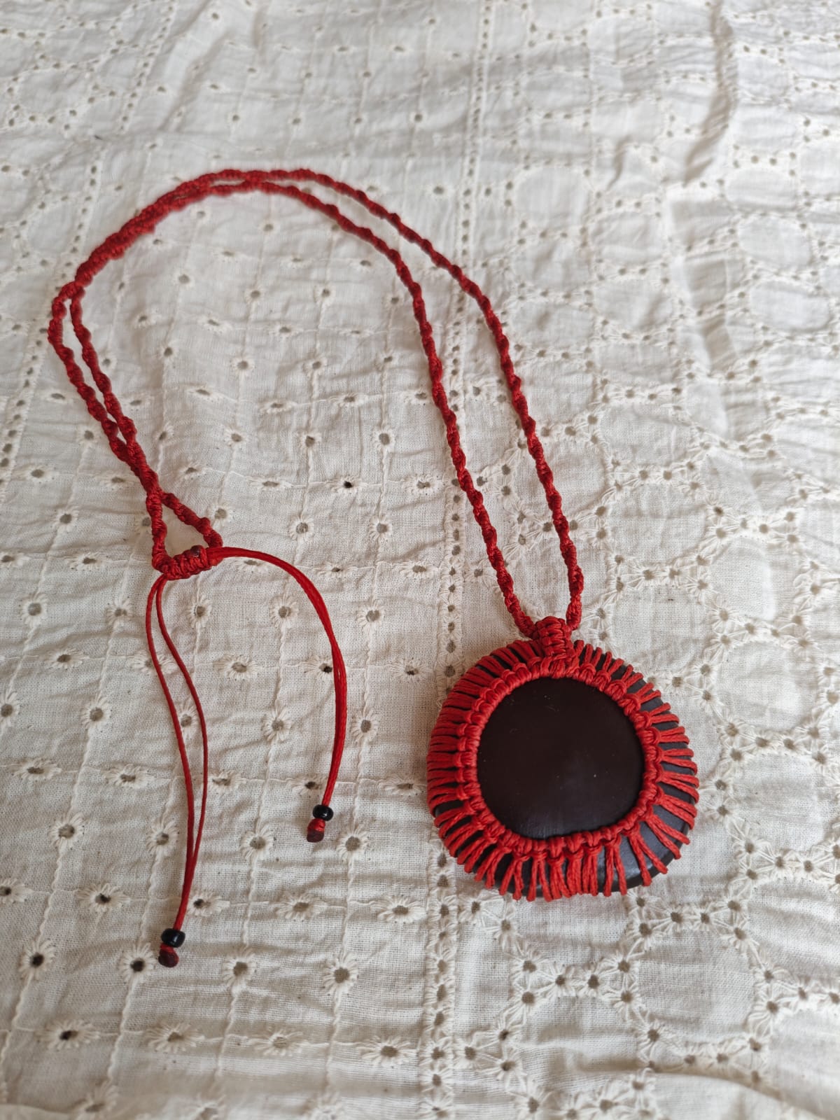 Flat Seabean Necklace (2 Shades) - Image 3