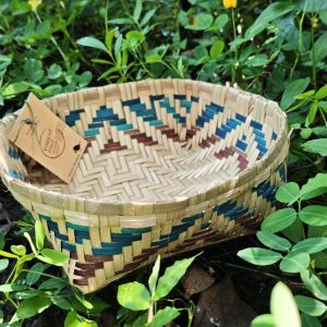 Bamboo Basket (9"x2.5")